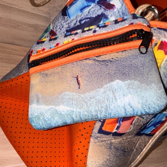 Ah•Dorned Lightweight Water Resistant Neoprene Bag - Picture 3 of 9